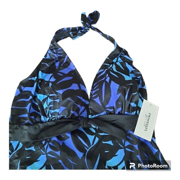 Swimsuits For All Halter Tankini Top - Picture 2 of 4